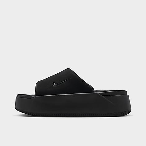 Women's Calm Elevation Slide Sandals in Black