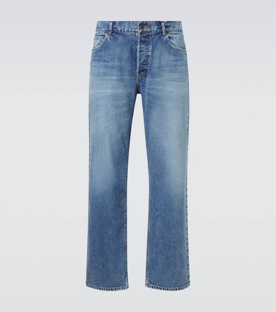Ross mid-rise wide-leg jeans