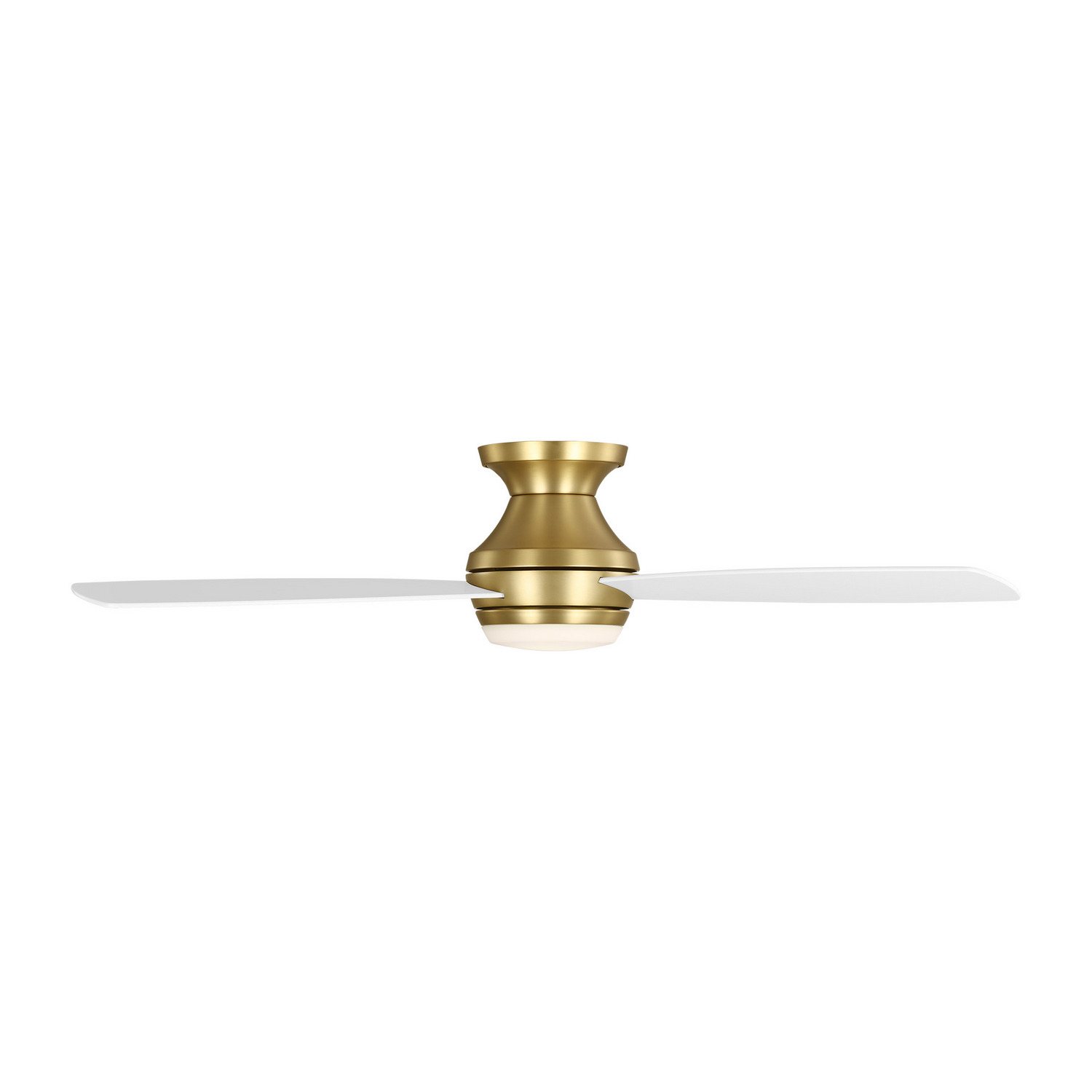 Burnished Brass 52" Ceiling Fan from the Ikon 52 Hugger LED Collection