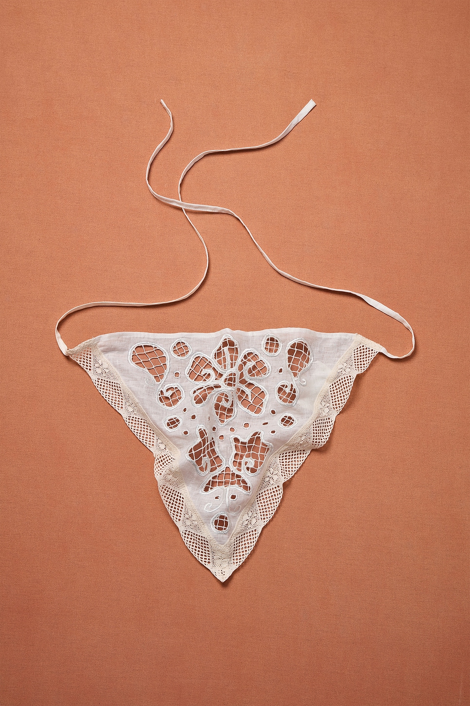 All That Remains for FWRD Cara Lace Head Scarf in White - White. a