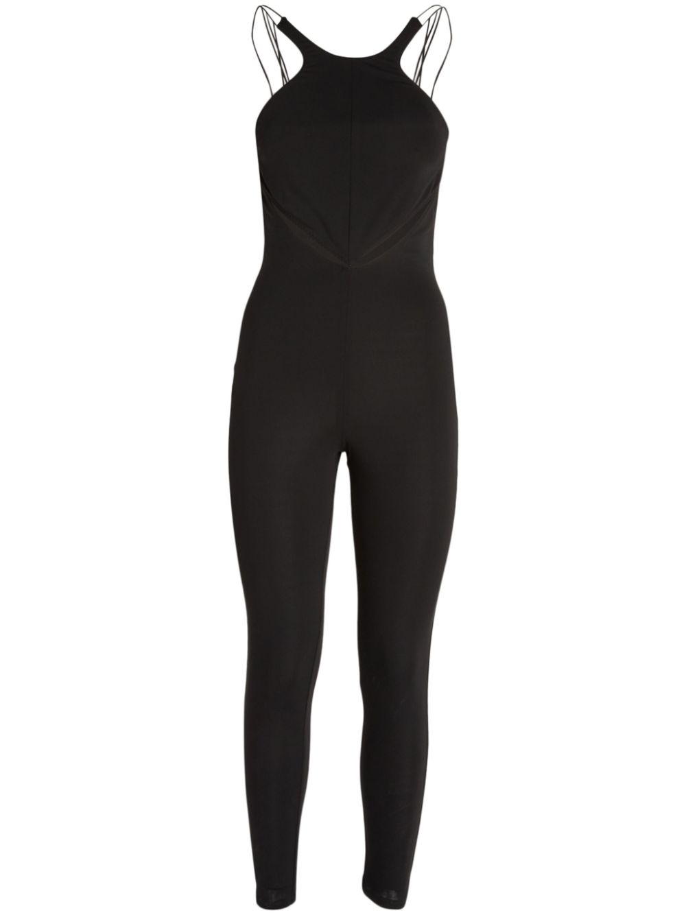 Straight-leg jumpsuit - Black
