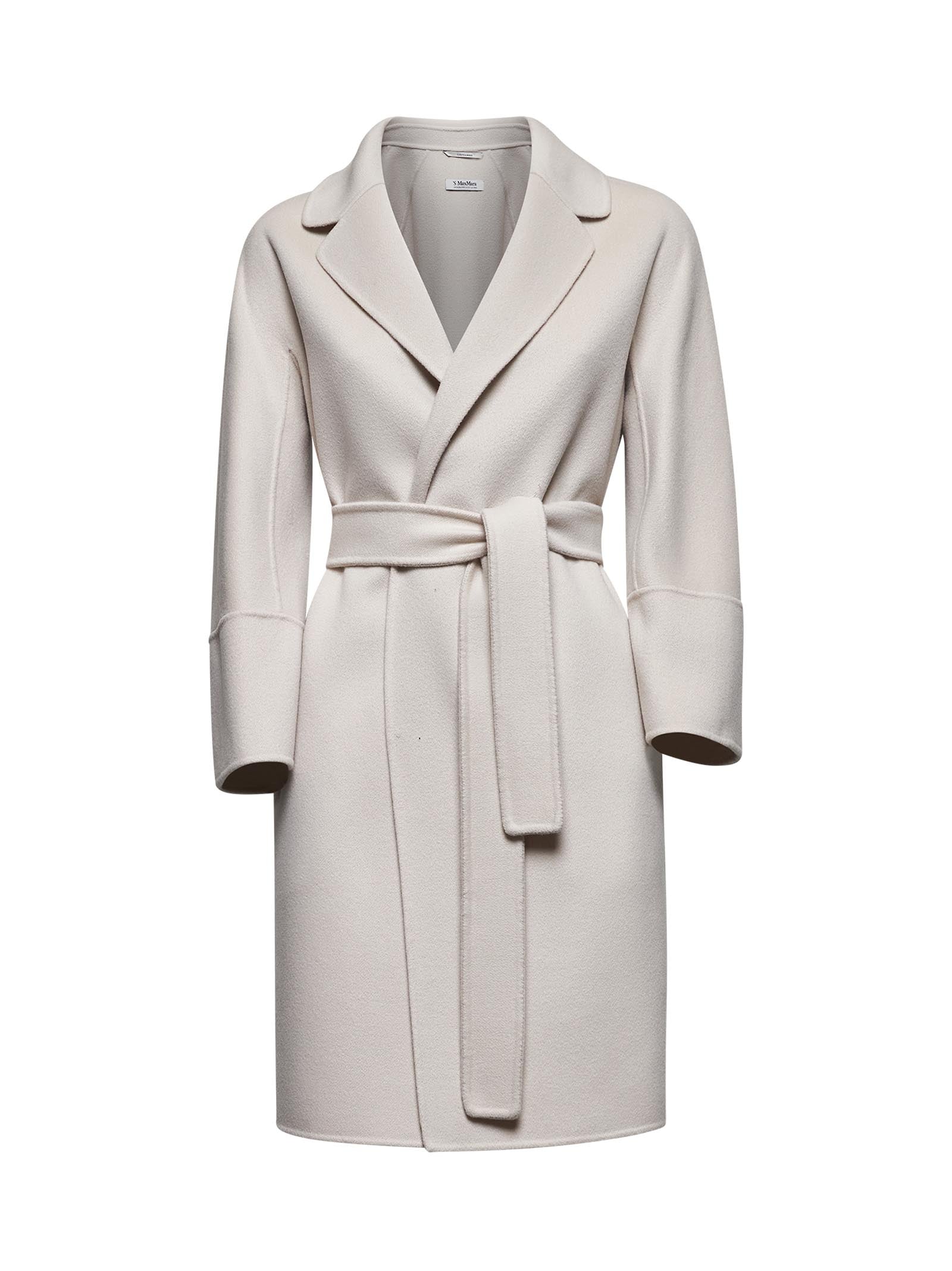 MAX MARA S | Beige wool ARONA short coat| Women | 38