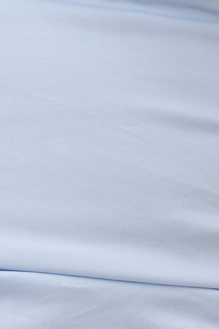 Poplin Halter Top - Blue - Women Clothing