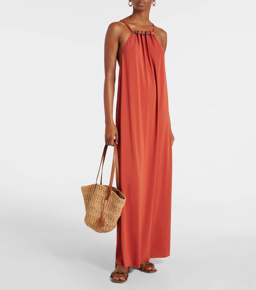 Tiana halterneck maxi dress