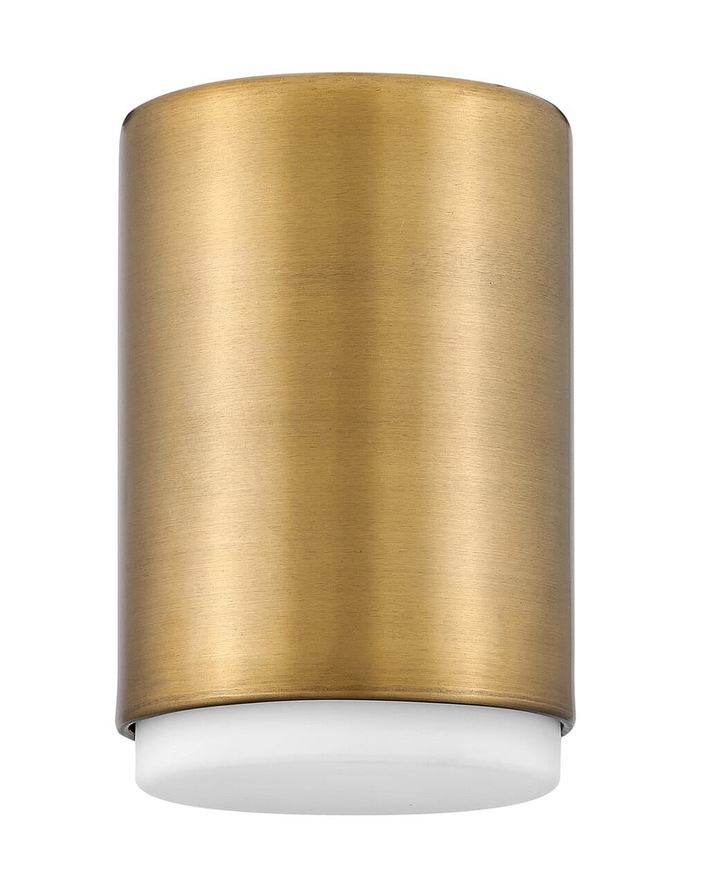 Lacquered Brass LED Flush Mount from the Cedric Collection