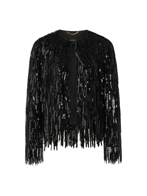 Marc Cain Glamorous jacket with sequins, black, 38 N