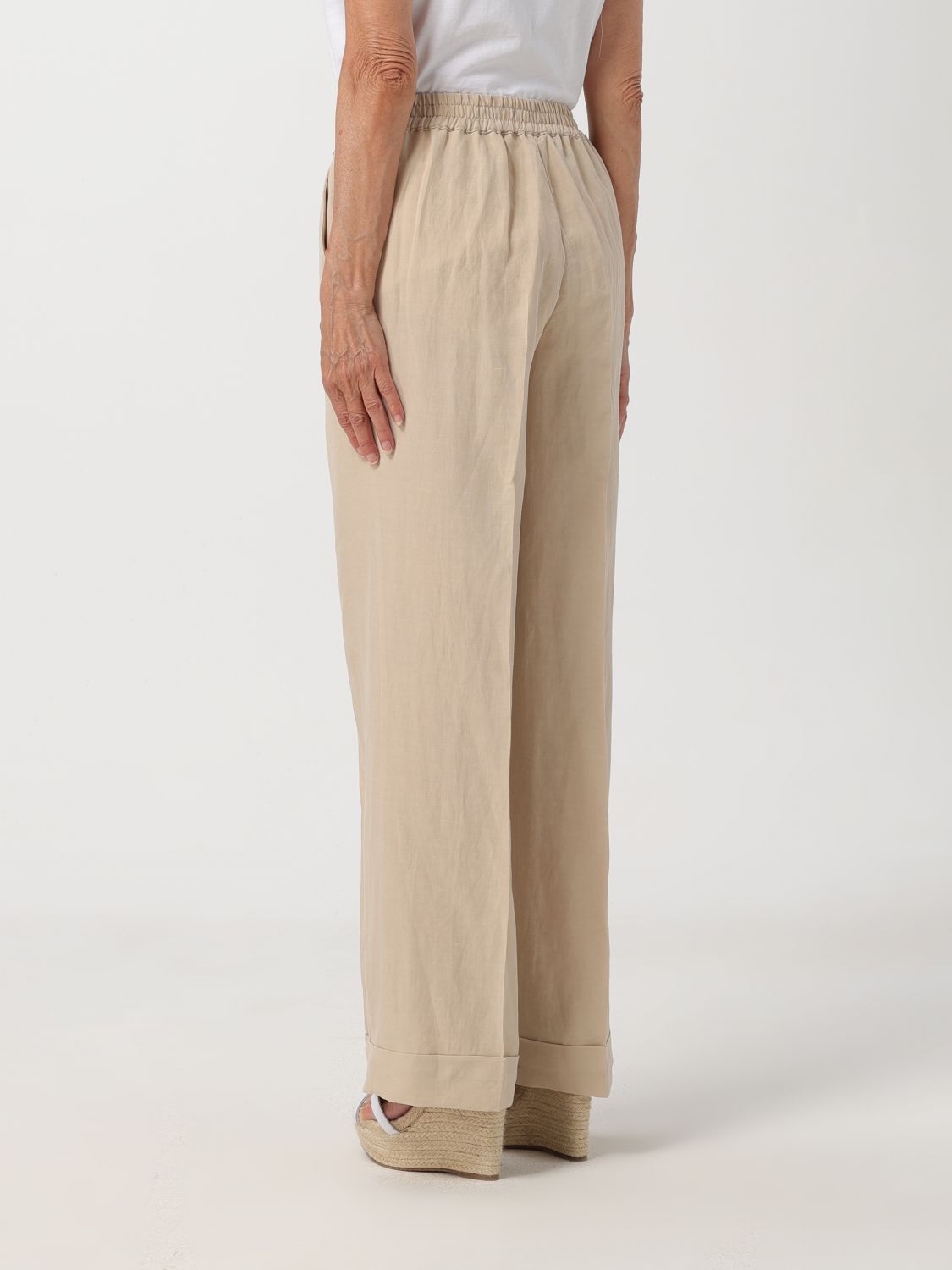 Pants Woman color Sand