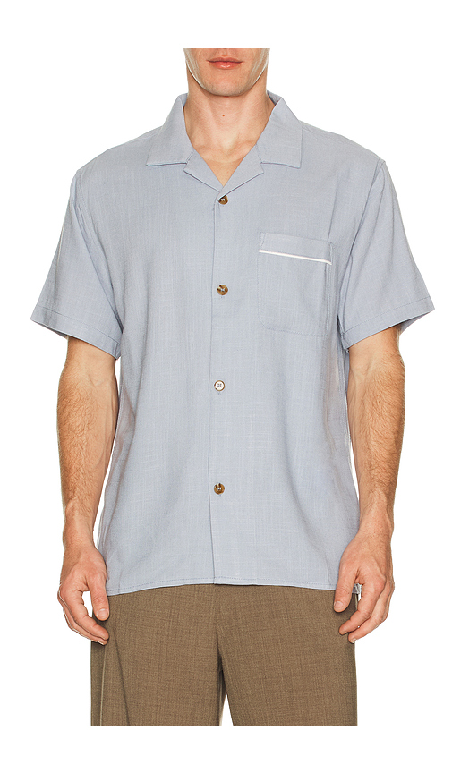 Rhythm Daytona Shirt in Blue. XL/1X. Also in L
