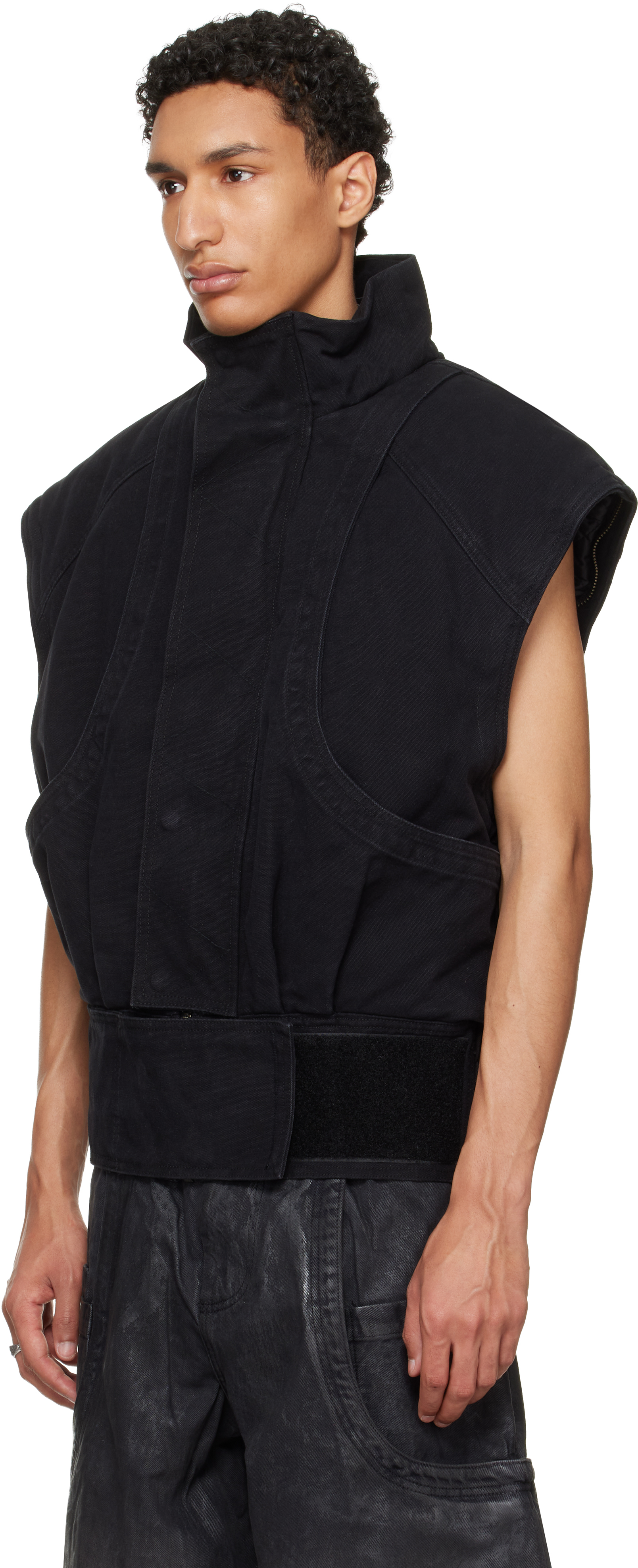 Black Anatnom Bomber Jacket