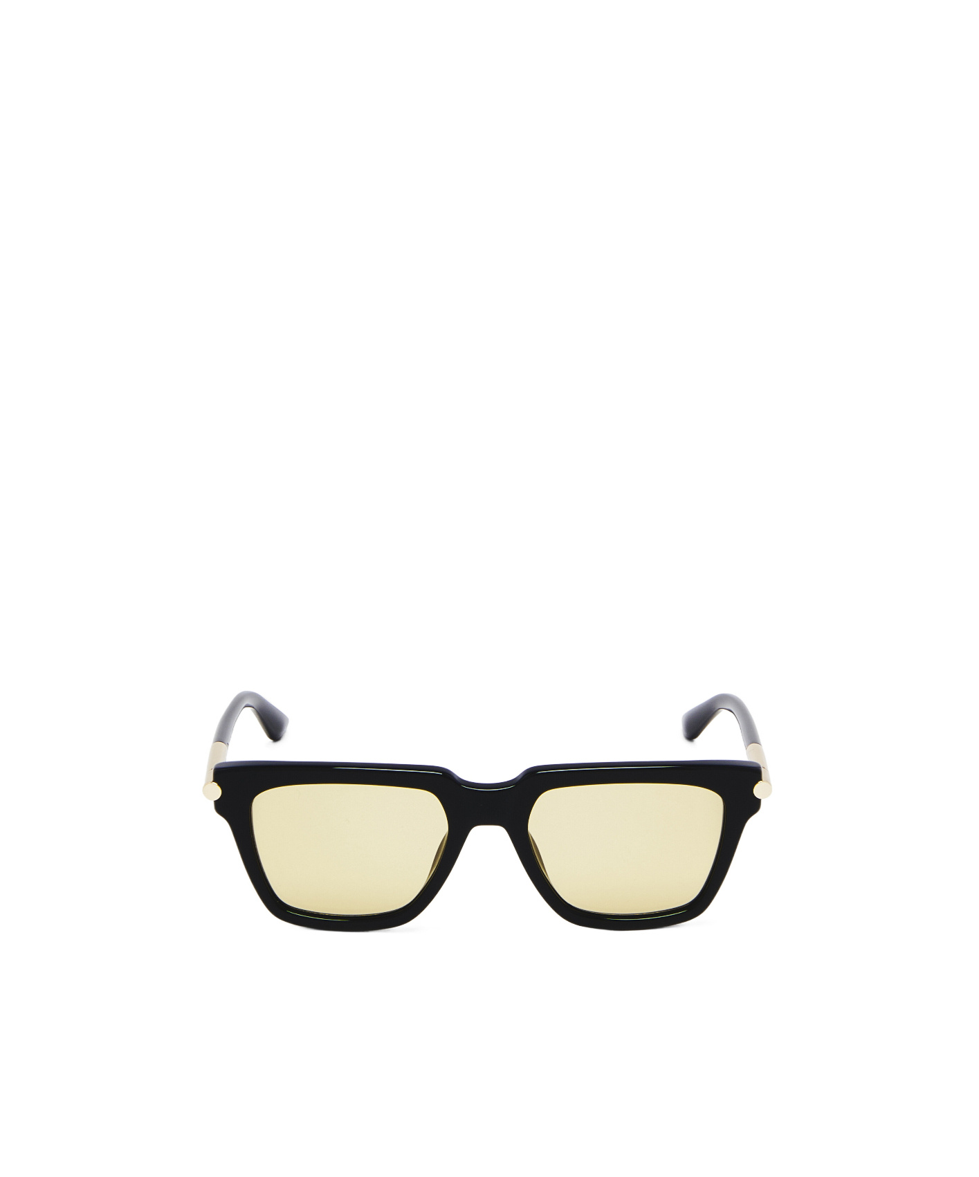 Men's T-bar Icon Square Sunglasses in Black/Brown