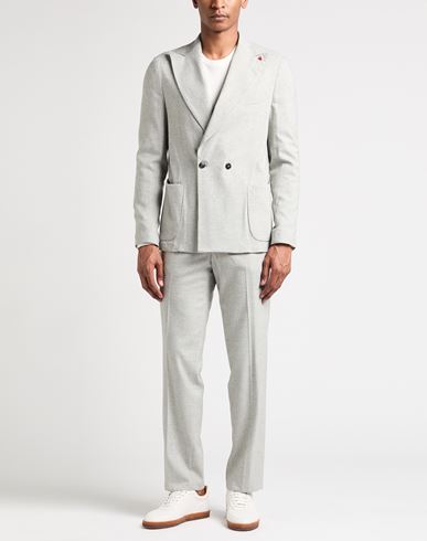 Man Suit Grey Size 36 Viscose, Acrylic, Elastane