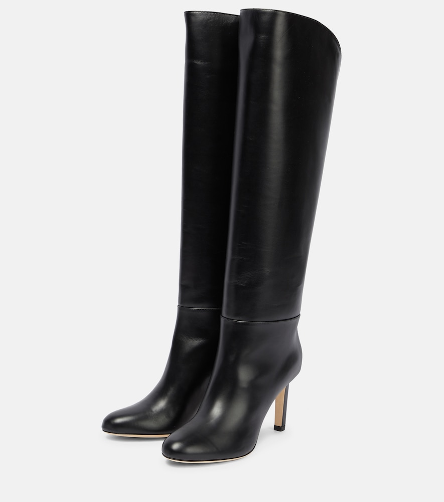 Karter leather knee-high boots