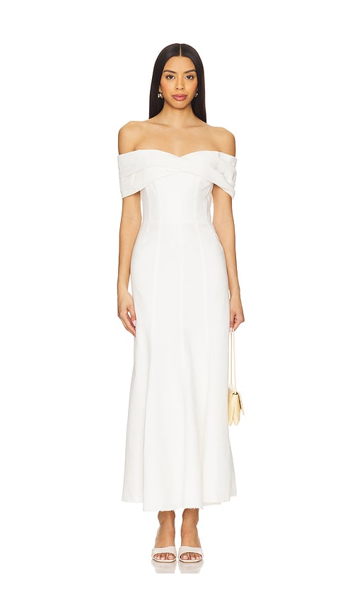 NICHOLAS KLEID ARIANA in White. Größe 8. Also in 2