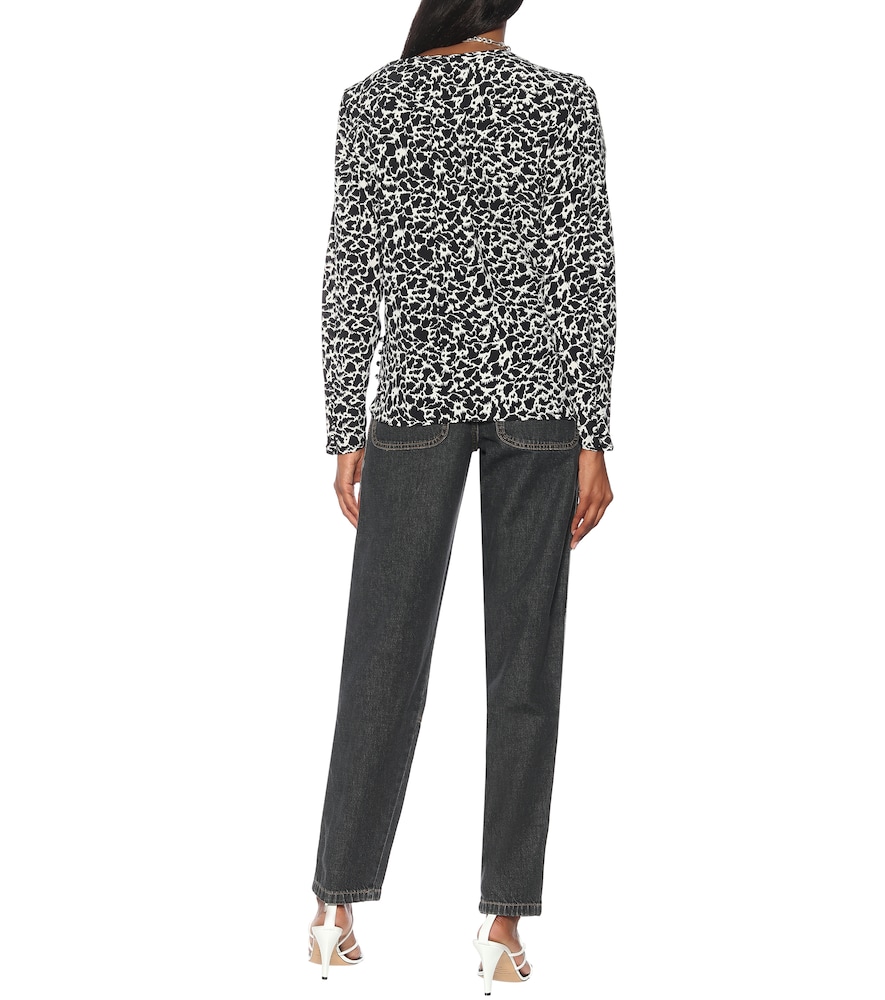 Marant Etoile Floral wrap blouse
