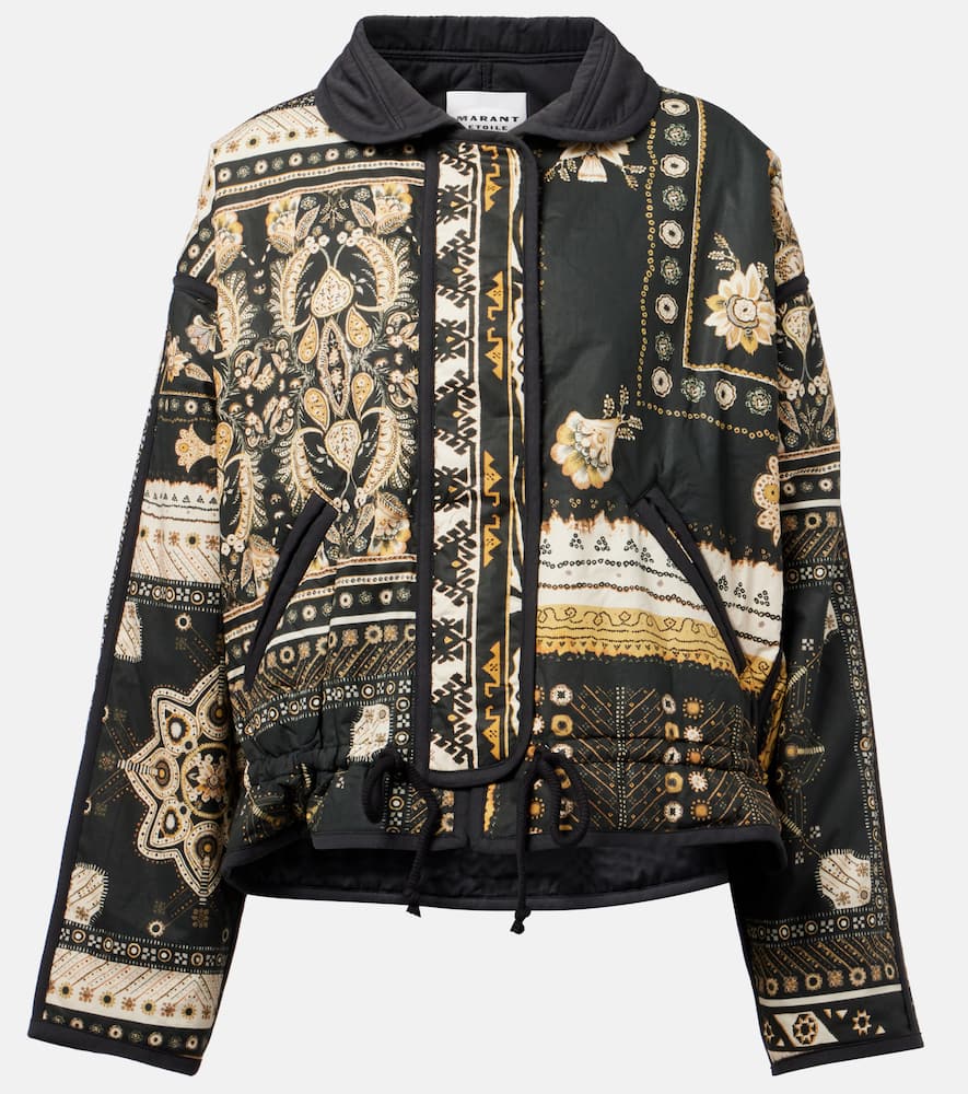 Granger printed cotton bomber jacket