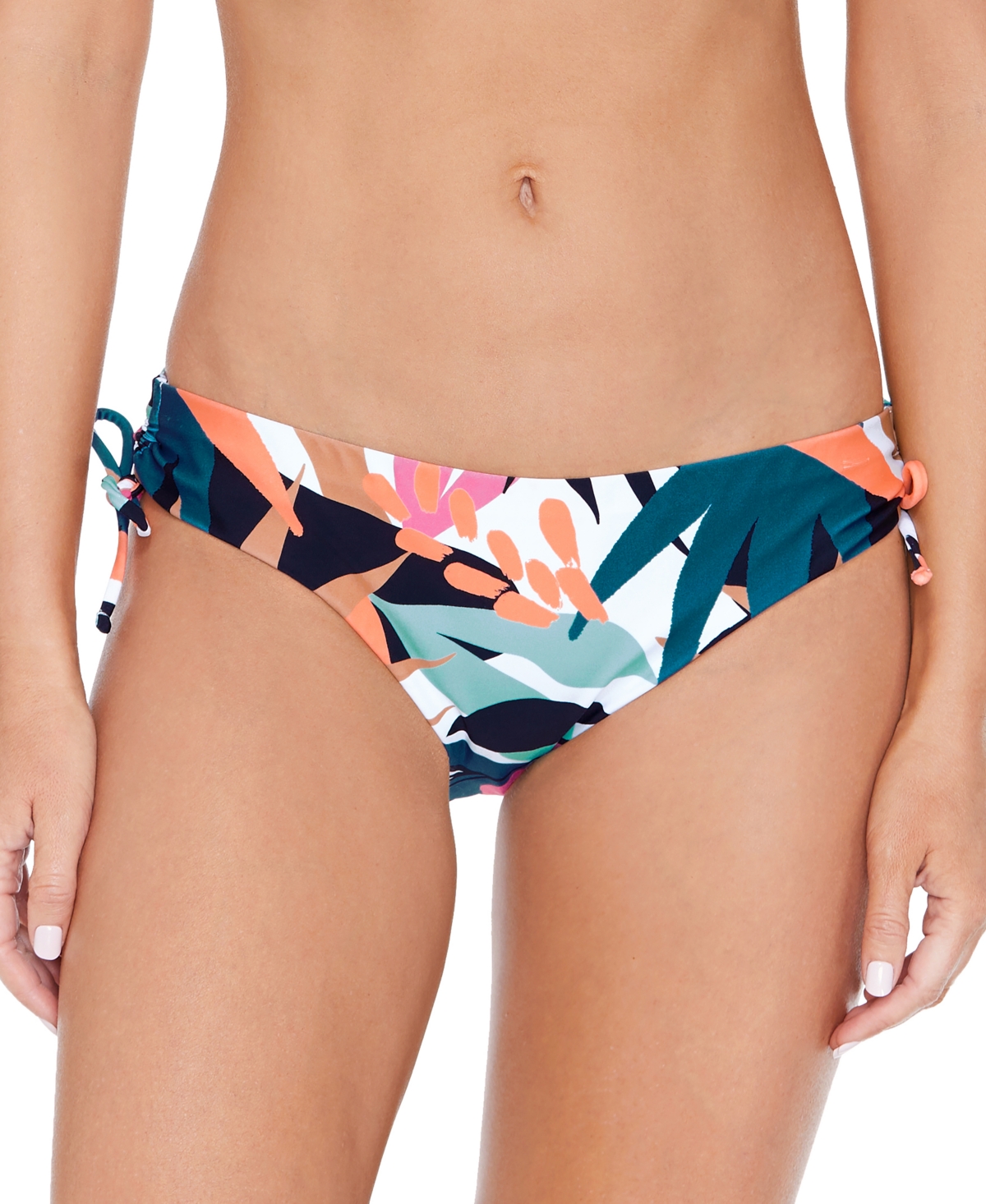 Luna Side-tie Bikini Bottoms In Desert Wild Multi