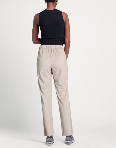 Woman Pants Light grey Size 6 Polyester, Elastane