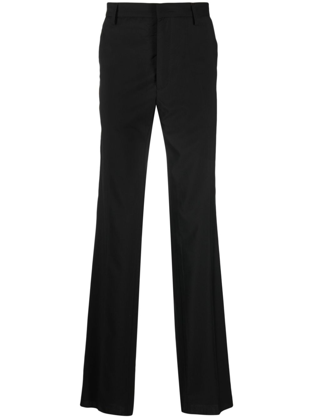 Virgin wool tailored trousers - Black