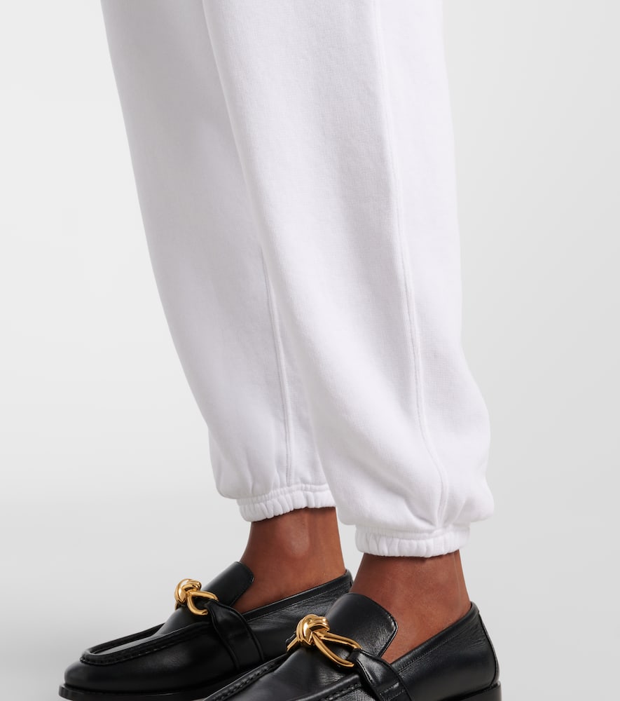 Logo cotton fleece sweatpants
