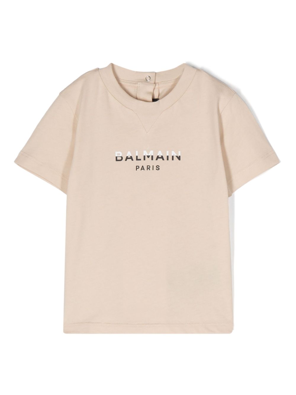 Logo-print cotton T-shirt - Neutrals
