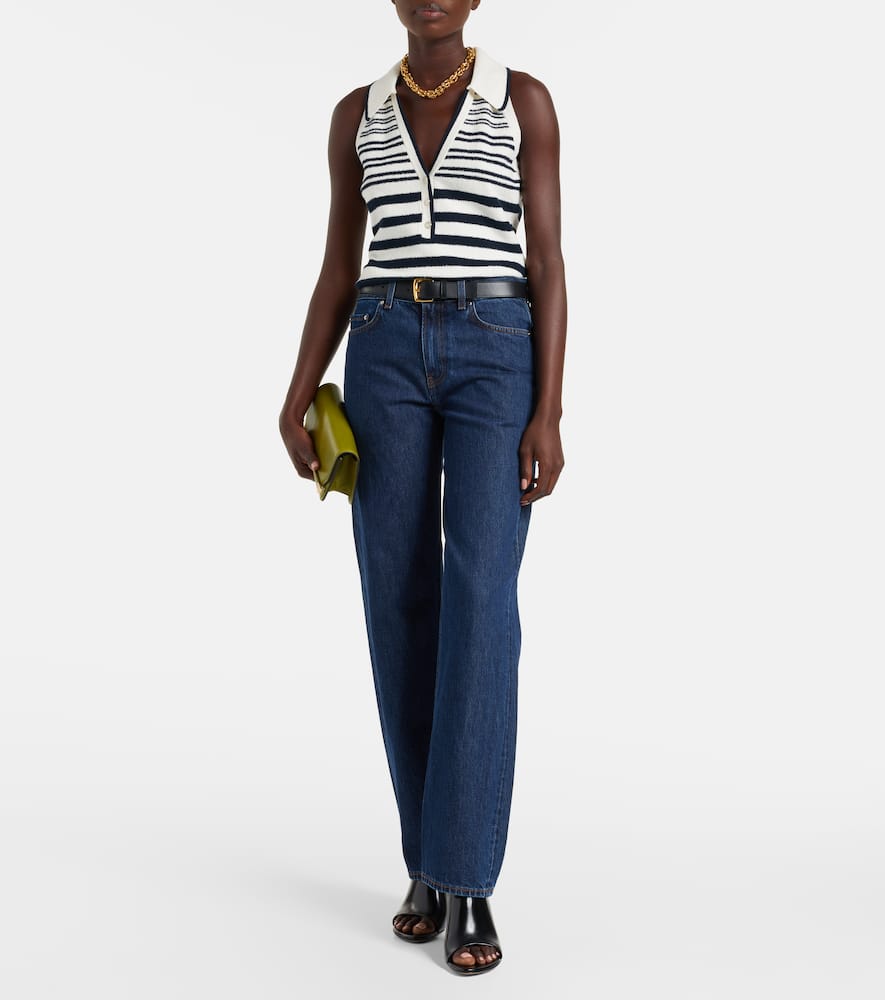 Meera cotton-blend top
