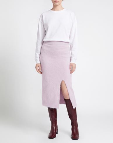 Woman Midi skirt Lilac Size ONESIZE Alpaca wool, Polyamide, Virgin Wool, Elastane