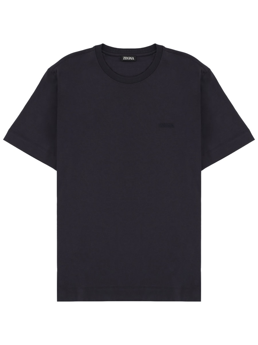 Zegna - logo crew neck short sleeve t shirt