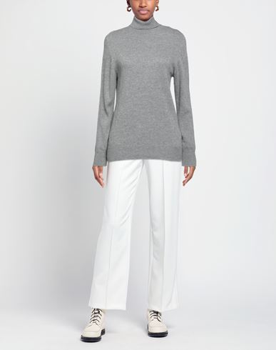 Woman Turtleneck Light grey Size ONESIZE Viscose, Nylon, Wool, Cashmere, Polyester