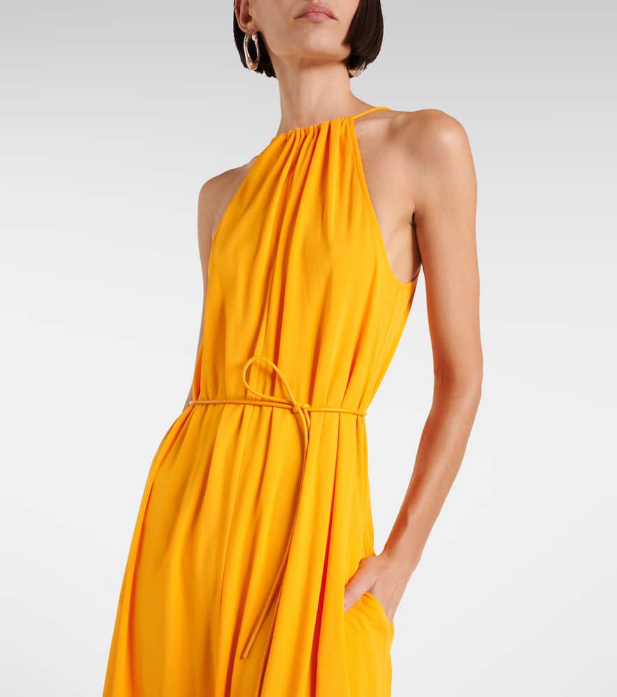 Proenza Schouler White Label Lenny belted jersey maxi dress