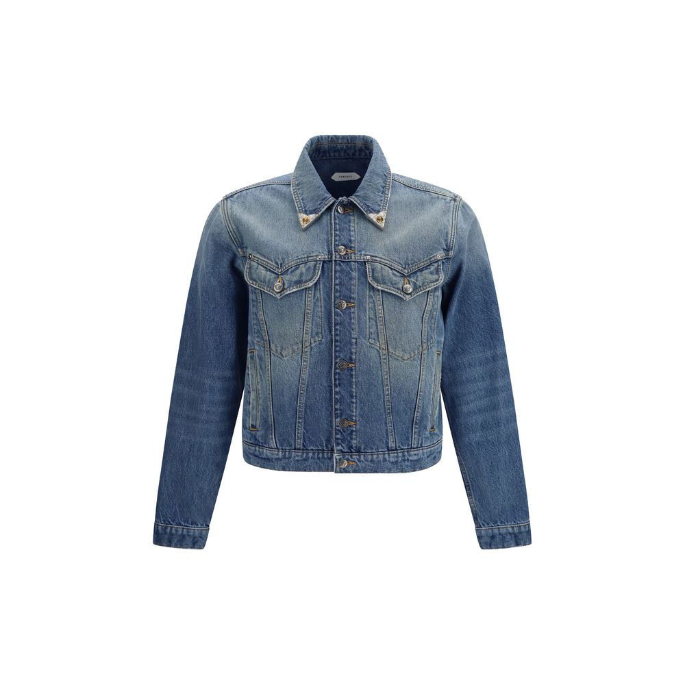 Stonewashed Denim Jacket — Blue