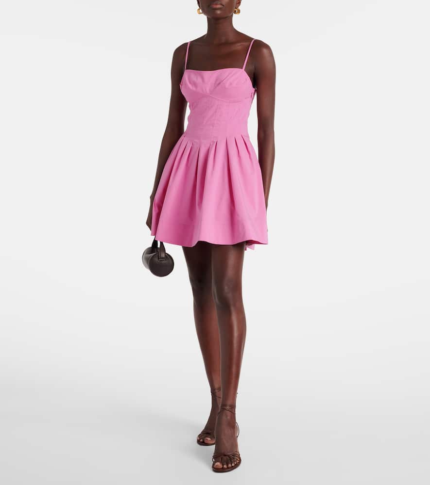 Kitt cotton-blend minidress