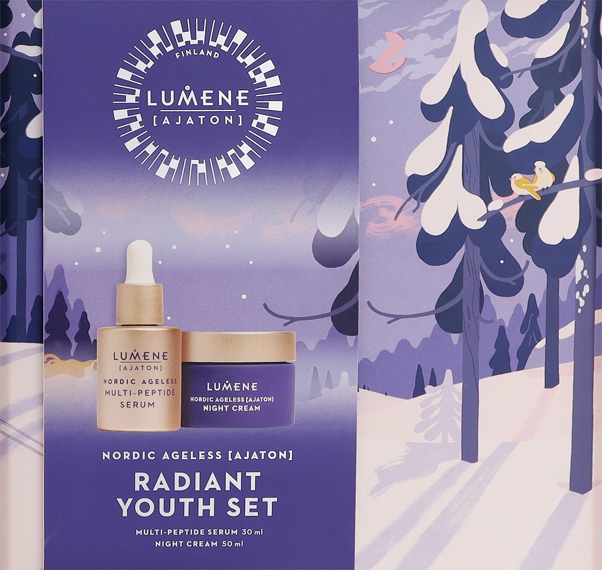 Set Lumene Nordic Ageless [Ajaton] Radiant Youth Set ser/ + cr