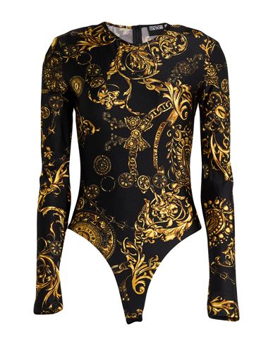 Woman Bodysuit Black Size 10 Polyamide, Elastane