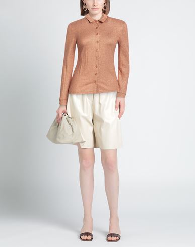 Siyu Woman Shirt Rust Size 6 Viscose, Polyamide, Polyester