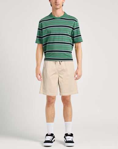 Man Shorts & Bermuda Shorts Beige Size XL Cotton, Elastane