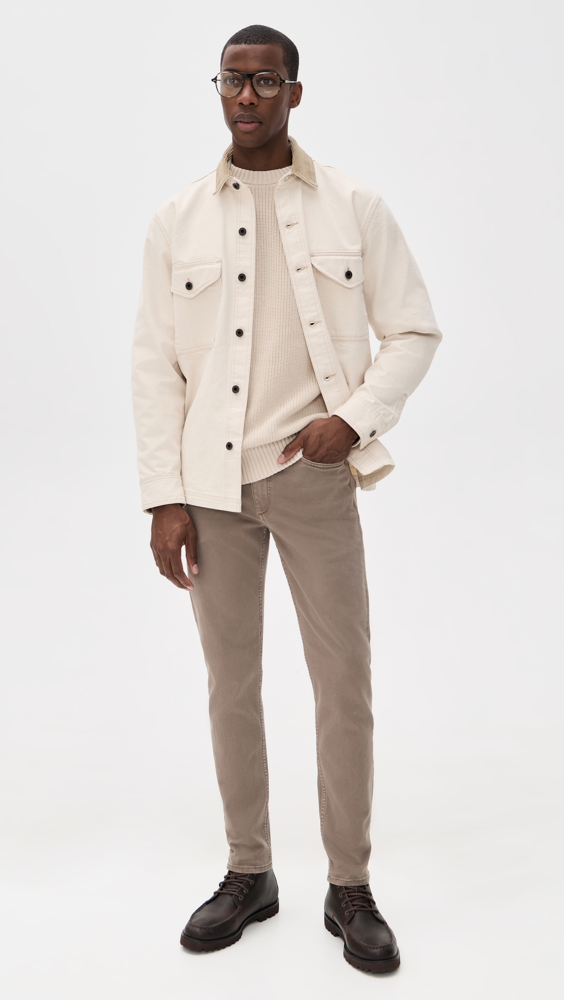 Jac Rustic Canvas Shirt Natural Seed