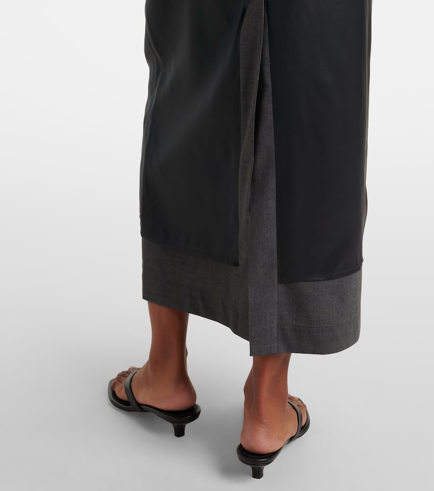 Róhe Wool pencil skirt