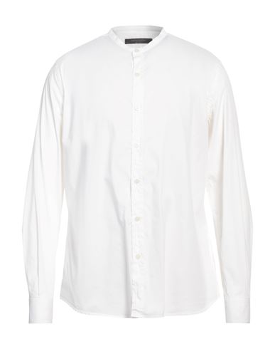 Patrizio Piscaglia Man Shirt White Size 15 ¾ Cotton, Polyamide, Elastane