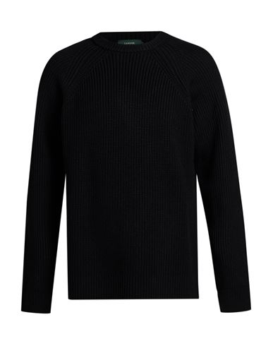 Man Sweater Black Size 48 Virgin Wool