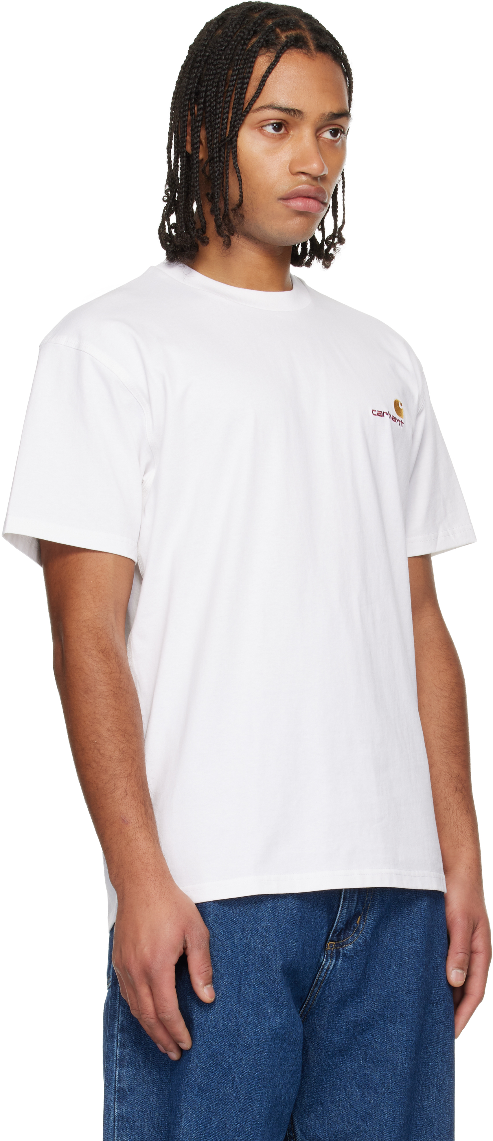 White S/S American Script T-shirt