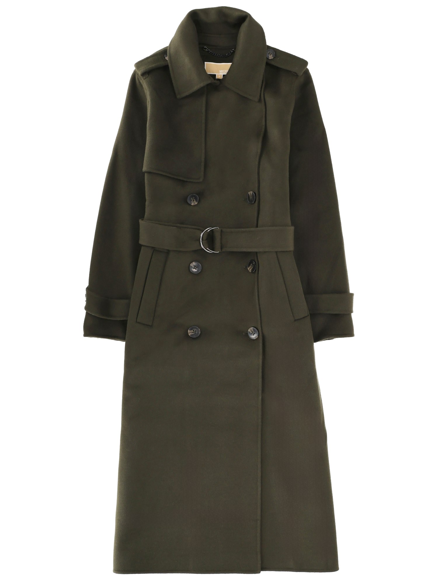 Belted trench coat