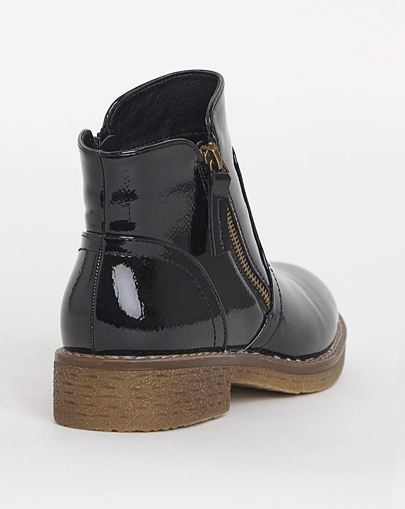 Cushion Walk Zip Chelsea Crepe E Fit