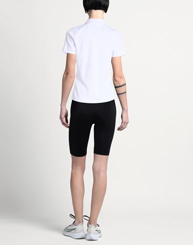 Woman Polo shirt White Size S Polyester