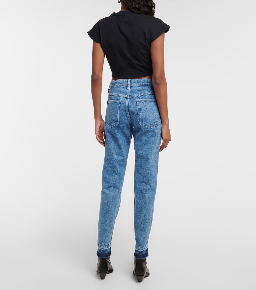 Isabel Marant Zineae cotton jersey crop top