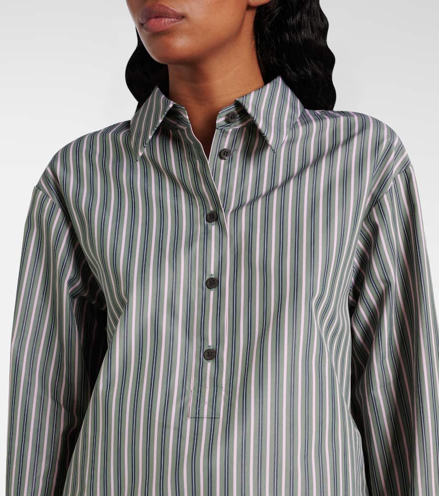 Striped cotton shirt
