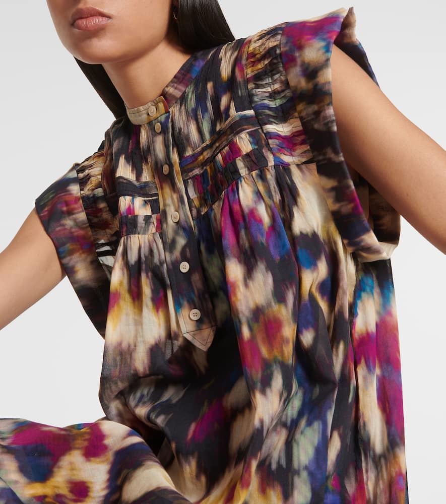 Marant Etoile Leaza cotton minidress