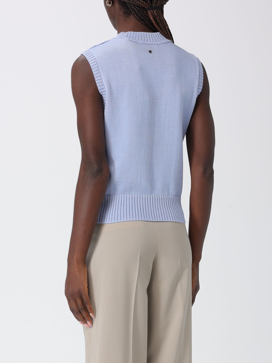 Top Woman color Sky Blue