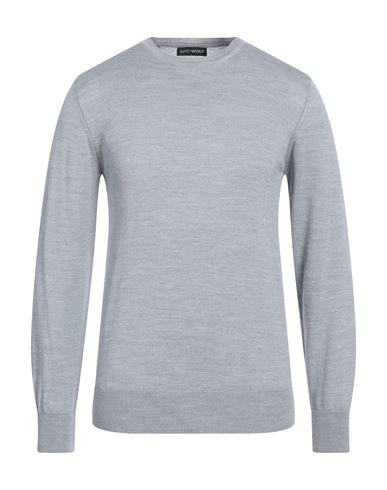 Man Sweater Grey Size XL Merino Wool