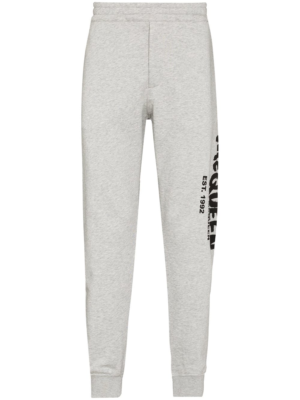Logo-print cotton track trousers - Black