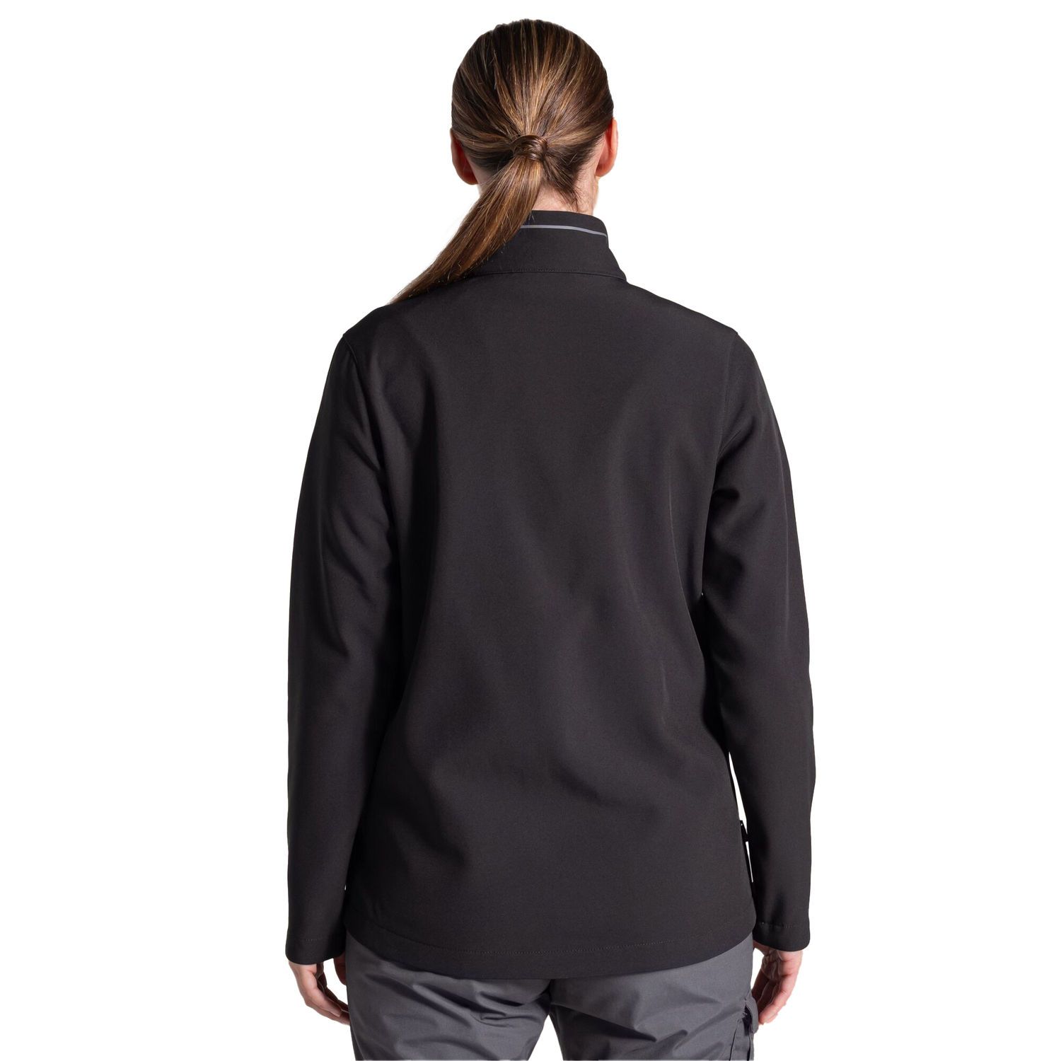 Craghoppers Basecamp Ll Soft Shell Jacket In Black